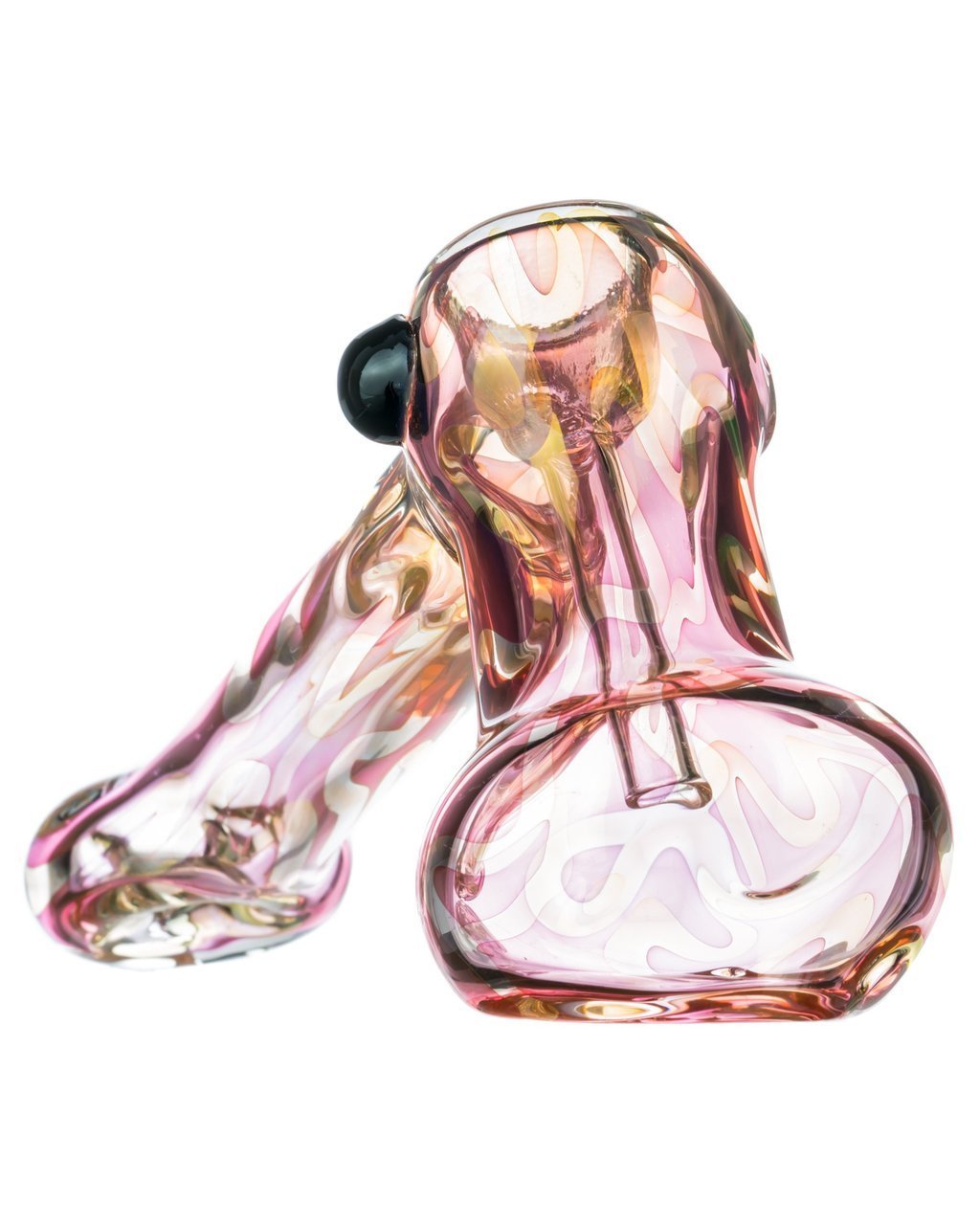 dankstop-fumed-hammer-bubbler-with-pink-highlights-1_1024x_d4b9819a-6d58-45a5-b01c-b5b0a20567d9.jpg BoroDirect - Fumed Hammer Bubbler with Pink Highlights - Image 1