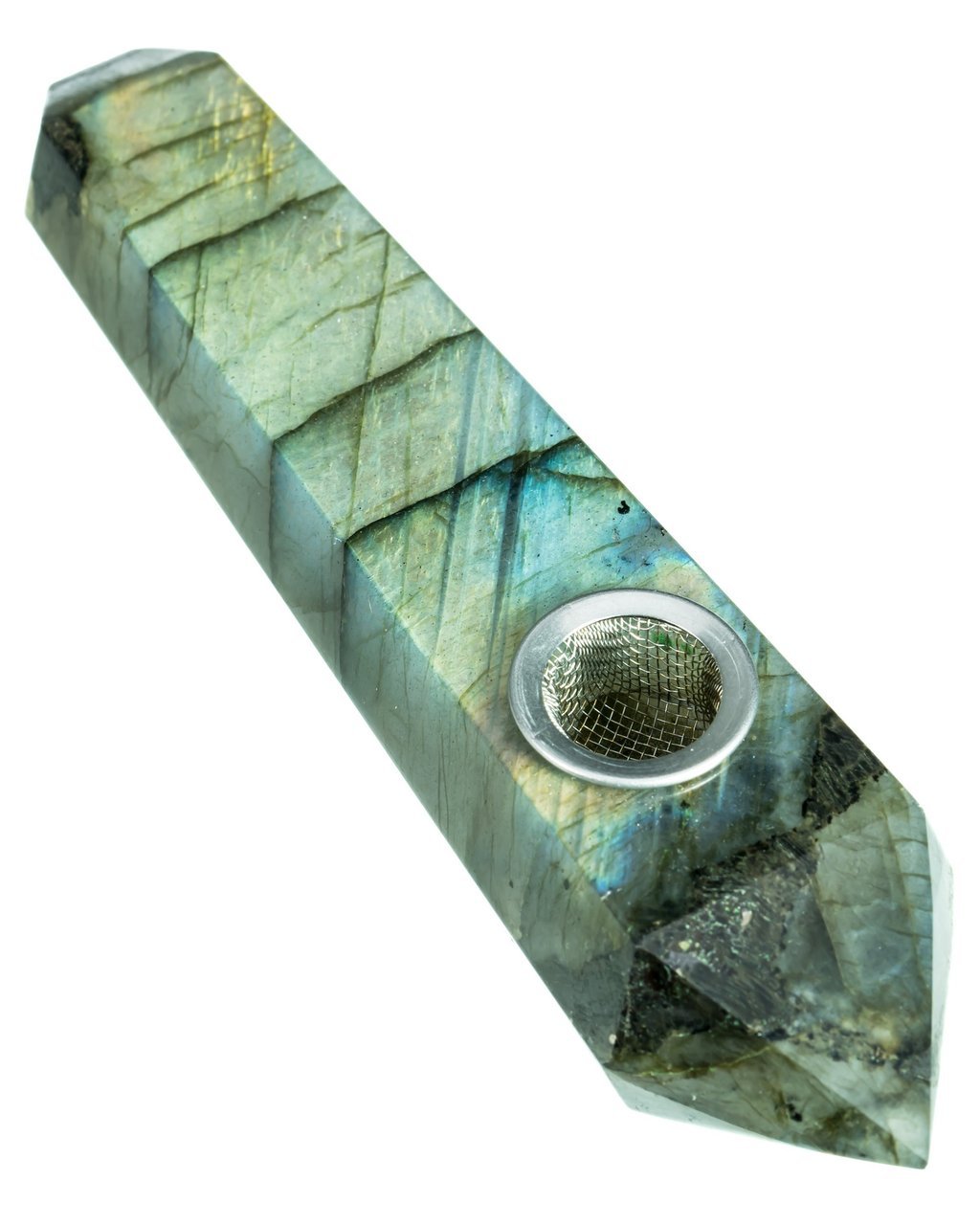dankstop-labradorite-quartz-stone-pipe-1_1024x_9802cd46-3a40-45f8-9ebd-cb32acbbb28d.jpg DankGeek - Labradorite Quartz Stone Pipe - Image 1