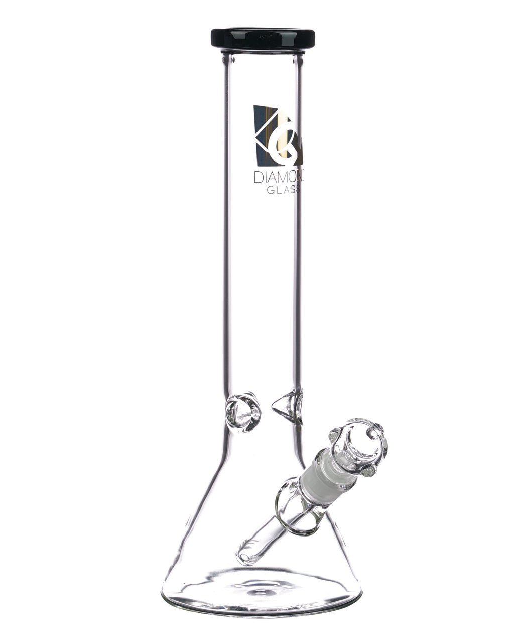 diamond-glass-13-classic-beaker-bong_1_black_1024x_431847f4-86fa-4e9c-8a40-6b278933fdd4.jpg Diamond Glass - Classic Beaker Bong 13'' - Image 1