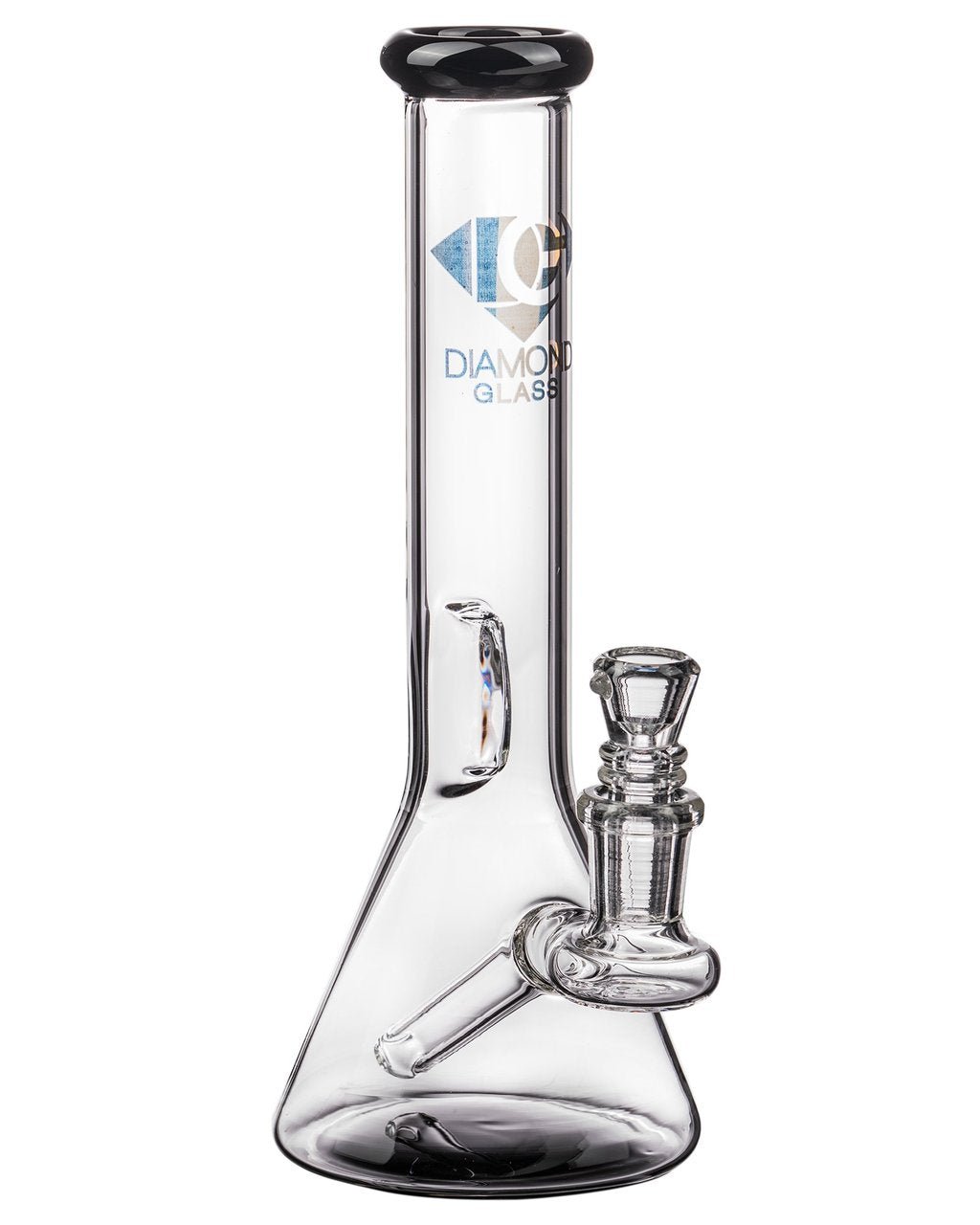 diamond-glass-fixed-downstem-mini-beaker_01_black_1024x_58d08795-108e-4560-a255-049b590424e1.jpg Diamond Glass - Fixed Downstem Mini Beaker - Image 1