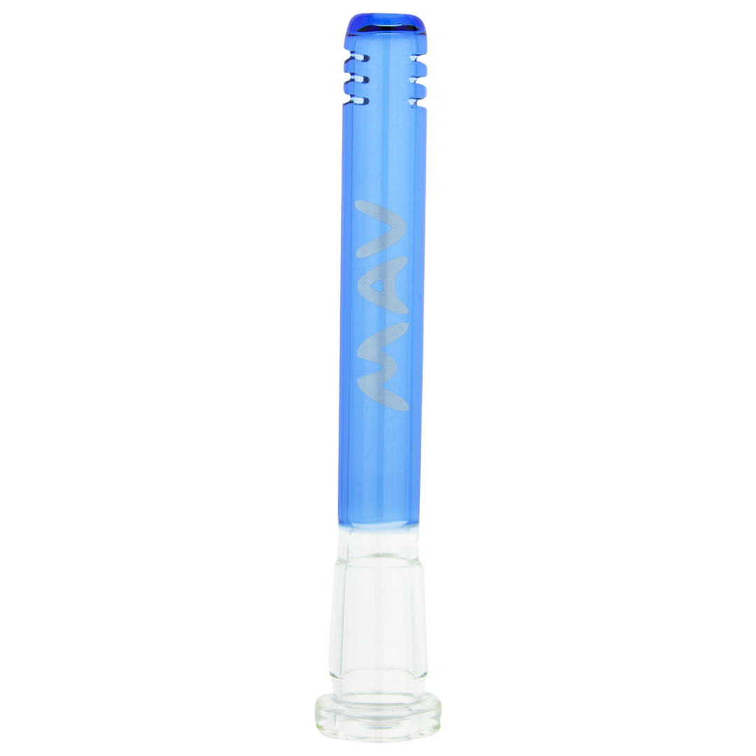 downstem5blue_2000x_7b61536c-c8cf-48ab-9b2e-d3c3ad63e462.png Color Down stem 18mm fit to 14mm OG - MAV Glass - Image 1