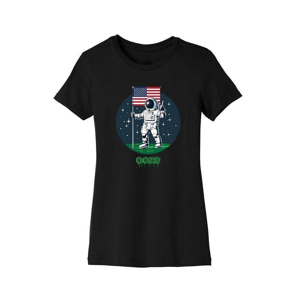 flag-space-womens_1000x_319e99c9-b058-44b8-a11b-37a2a1b5de97.jpg Ooze Flag Space Women's T-Shirt - Image 1