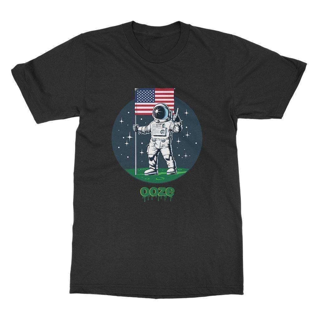 flag-space_1000x_f680aa40-a6dd-4daf-bd0c-f6350b8f2abb.jpg Ooze Flag Space Men's T-Shirt - Image 1