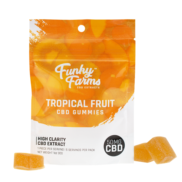 funky-farms-new-cbd-gummies-tropical-fruit-front_600x_crop_center_33bd5ae6-407e-4cbf-84a9-b9793e6f31e4.png Tropical Fruit Gummies 50mg/pack - Image 1