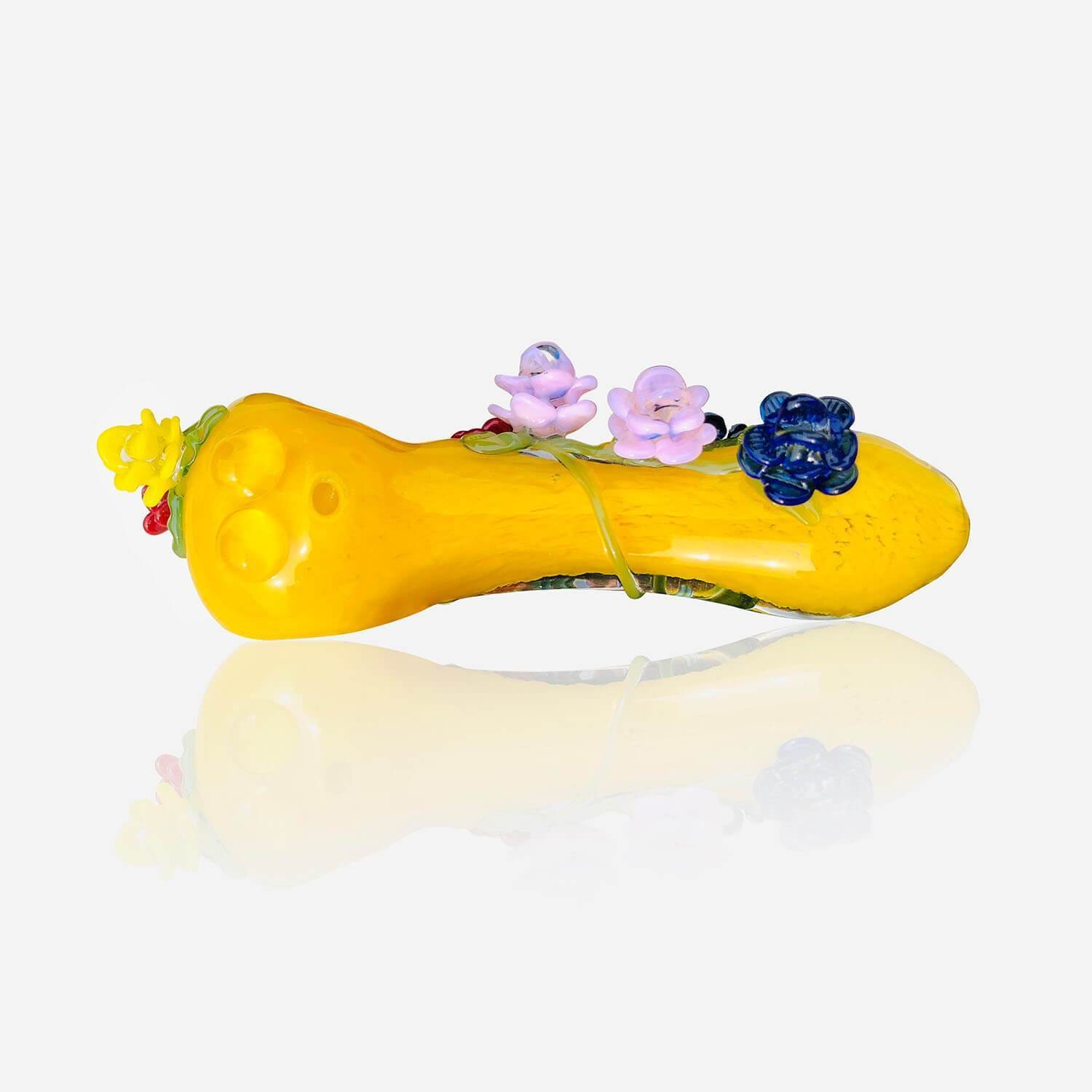 glass_spoon_pipe_4480x_e1dd32b4-a71c-47b6-9503-e6eb8305d885.jpg Flower Glass Pipe - Image 1