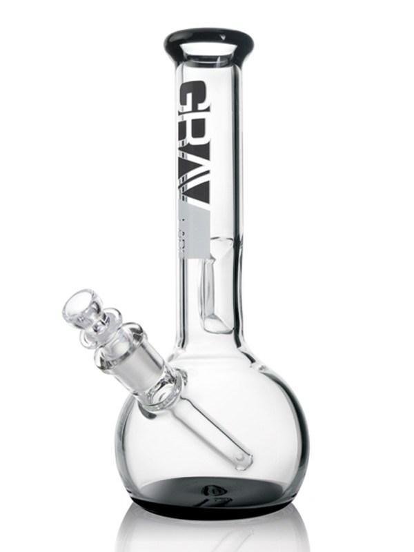 grav_labs_round_base_bong_geometric_1024x_cc0cbf83-502b-48e9-bab6-323c86c07d92.jpg Grav - Round Base Water Pipe with Geoemtric Ice Pinch - Image 1