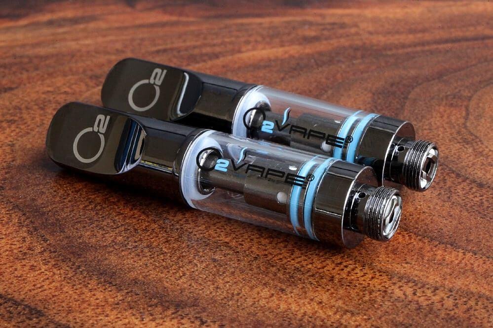 gunmetal-vape-cartridge-ccell-999x666-1.jpg O2VAPE Ceramic Cell Vape Cartridges – For Use With 3.7+ Volt Batteries - Image 1