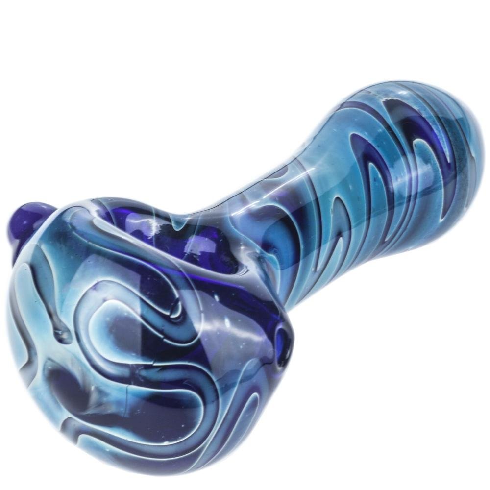 heady_glass_pipe_-_heady_weed_pipes_for_sale_-_puffing_bird7_1024x1024_57687299-47af-4212-87c5-ac0e7b6b55a9.jpg Heady Pattern Glass Hand Pipe - Image 1