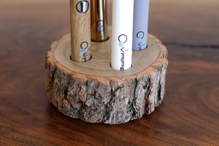 Vape Pen Stands – Handcrafted Natural Wood
