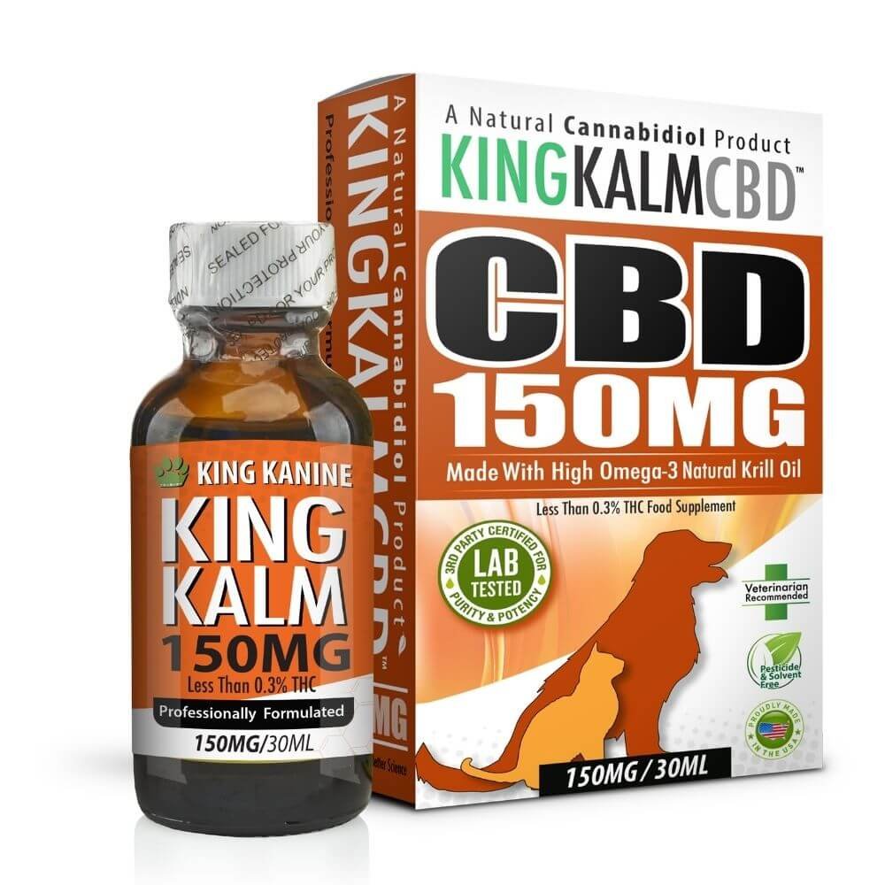 king-kalm-150mg-medium-dog-formula-01_1200x_333da279-18e9-46dc-ab2d-dcf535dbd966.jpg KING KALM™ CBD 150mg - Medium Size Pet Formula (5mg of CBD per 1ml) - Image 1