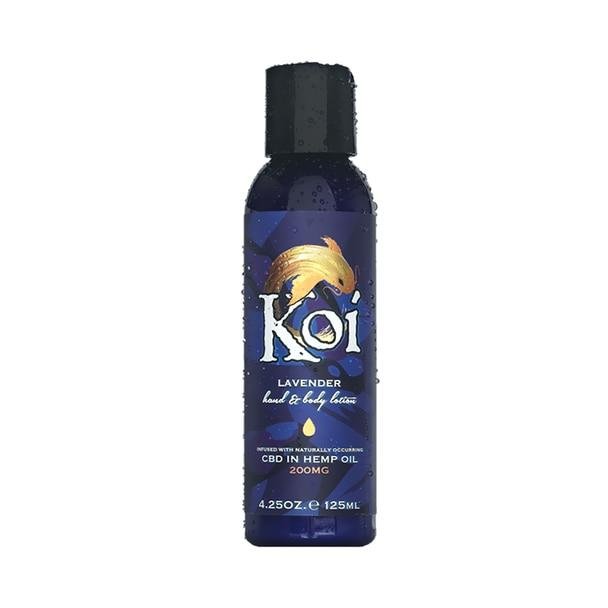 koi-cbd-lotion-2__22322__50623.1562258855.jpg Koi CBD - CBD Topical - Lavender Koi Lotion - 200mg - Image 1
