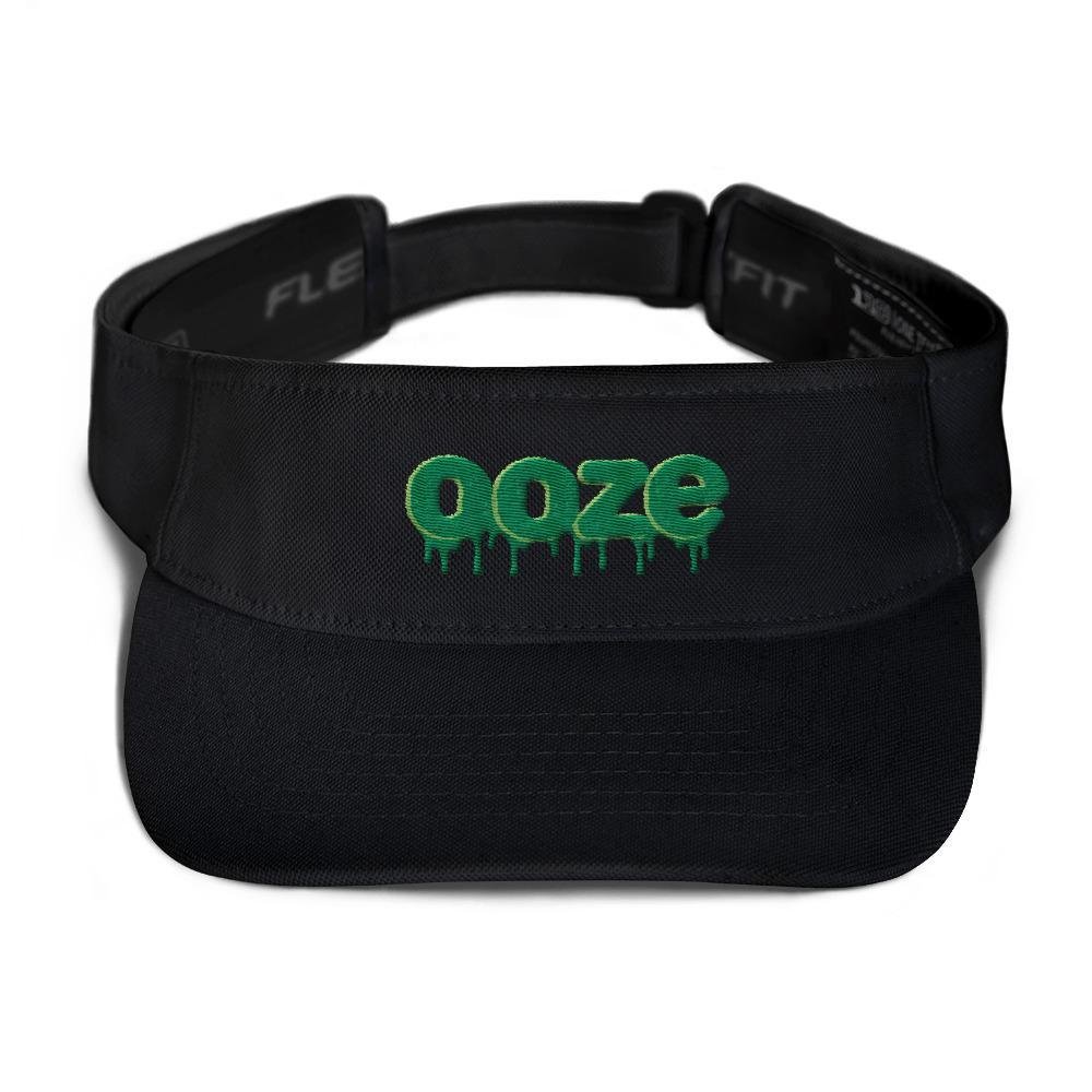 mockup-d81bbc48_1000x_8c341be0-9a6b-483c-bbff-87fa4af75a7f.jpg Ooze Logo Black Flex Visor - Image 1