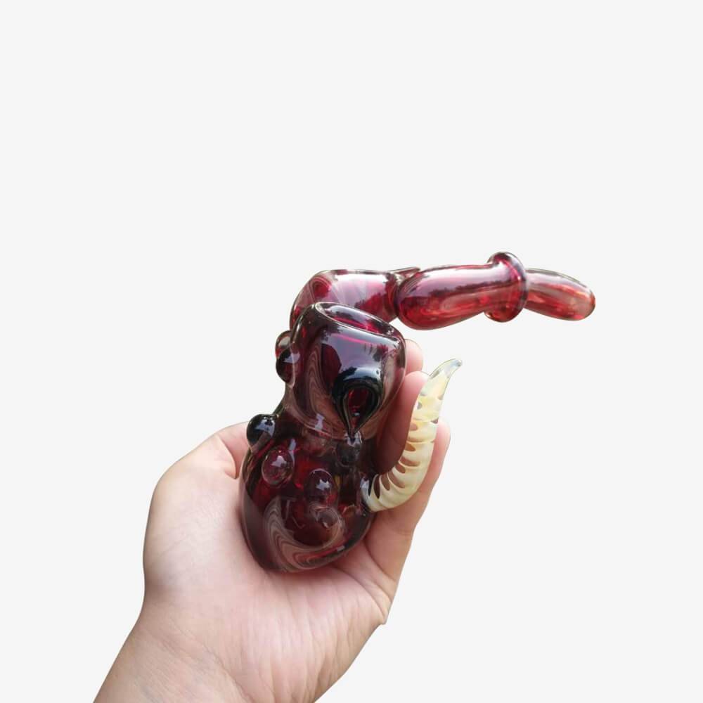monster_glass_pipe_4480x_bf327aa7-1a49-4d10-acbd-6101293b1e2c.jpg 5.5" Monster Glass Pipe - Image 1