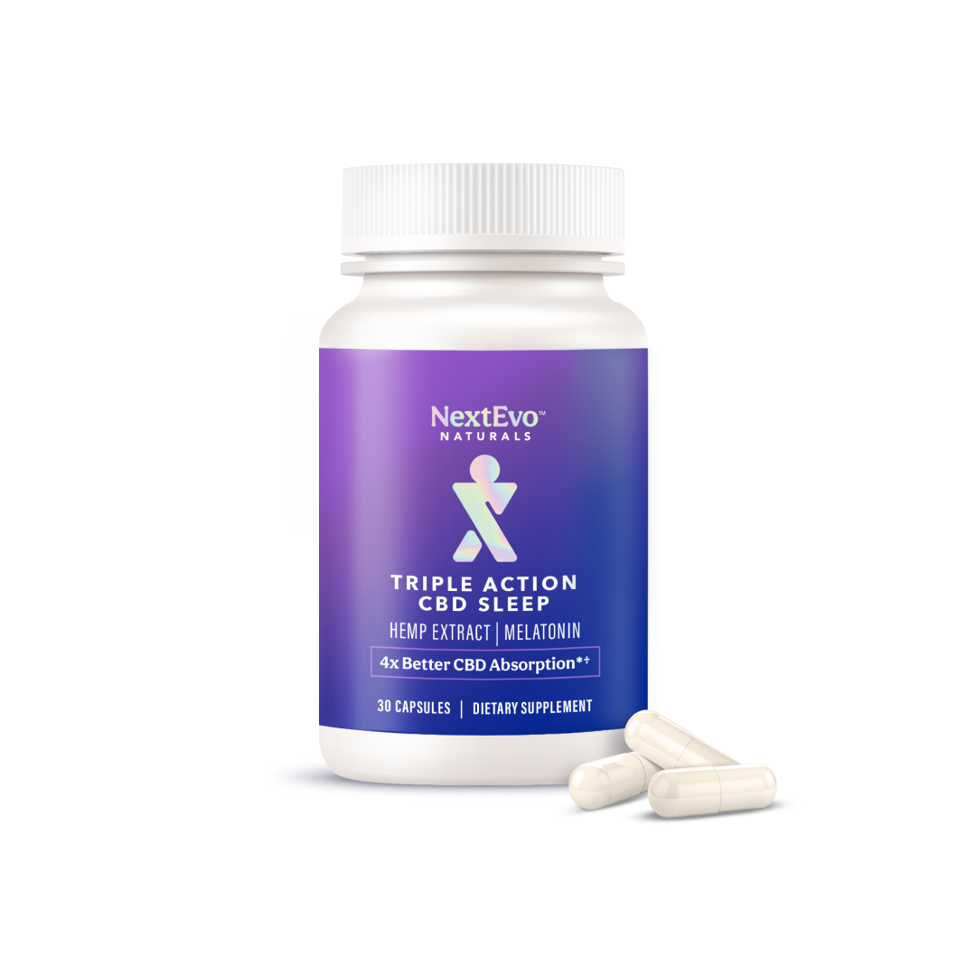 nextevo_sleep_bottle_pills_cbd_2_1800x1800_0b6b327c-6c09-43bc-83b4-bbf4bdd952f5.png Triple Action CBD Sleep Capsules - Image 1