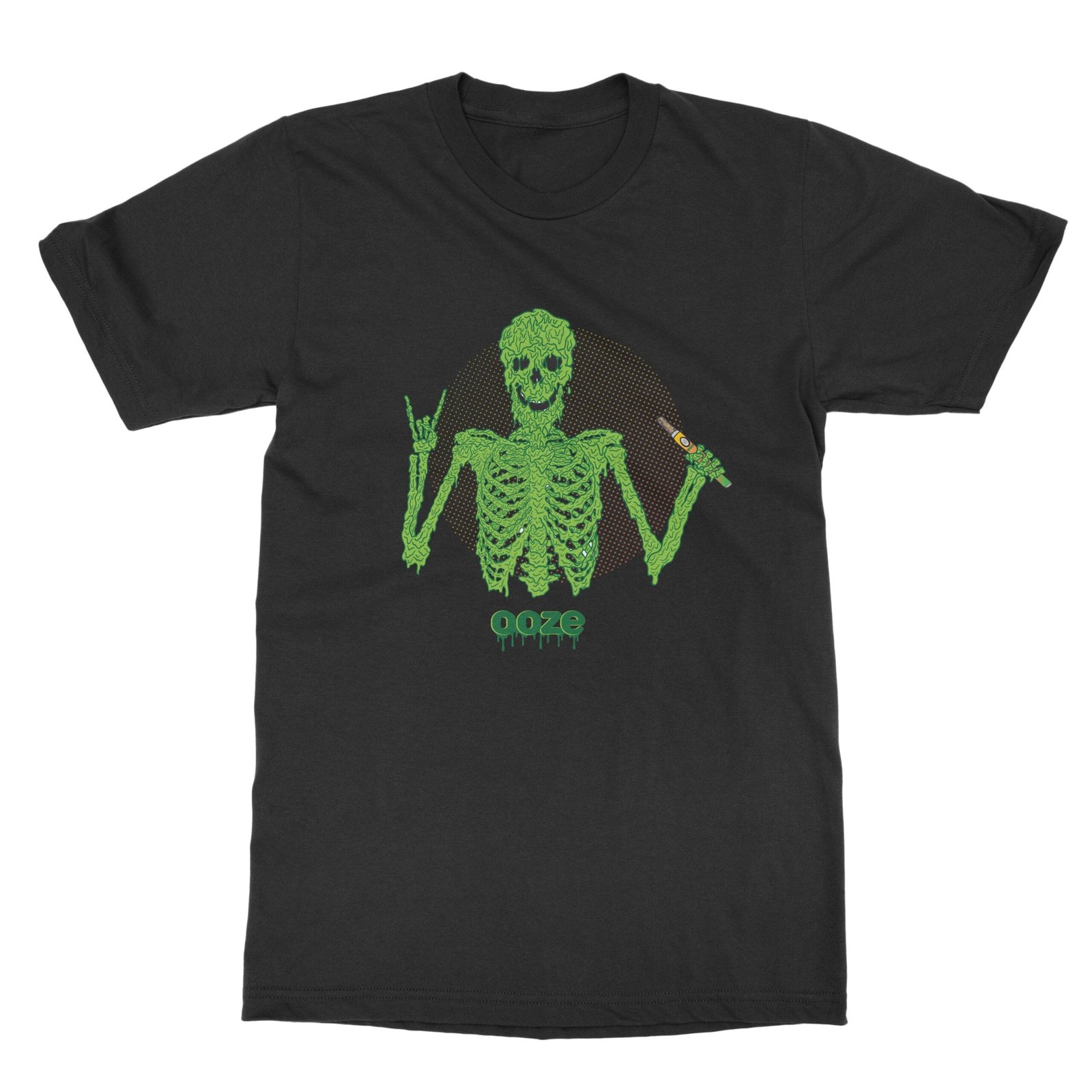 ooze-disrupt-skeleton1_4000x_291f0554-15b0-4634-8c0e-6e6cb8da8ae9.jpg Ooze Disrupt Skeleton Men's T- Shirt - Image 1