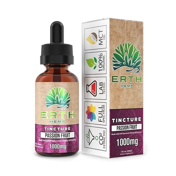 pass_fruit_1000_sh_700x__65532__88101.1562258949.jpg ERTH - CBD Tincture - Passion Fruit - 500mg-1000mg - Image 1