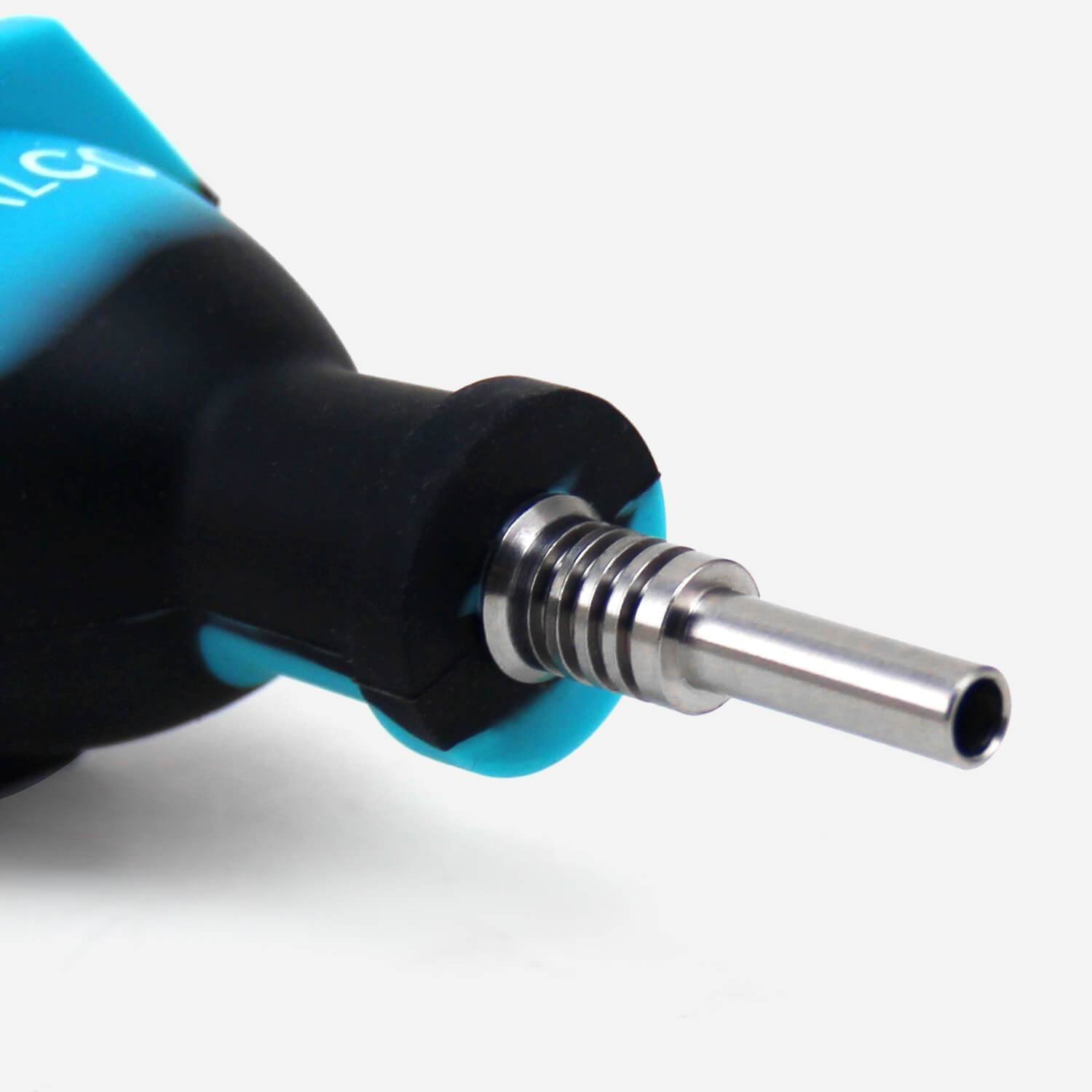 silicone_honey_straw_black_blue_tip_jpg_4480x_77673312-32fe-4805-86f0-d4e7e7233c51.jpg Silicone Glass Dab Straw With Water Filter - Image 1