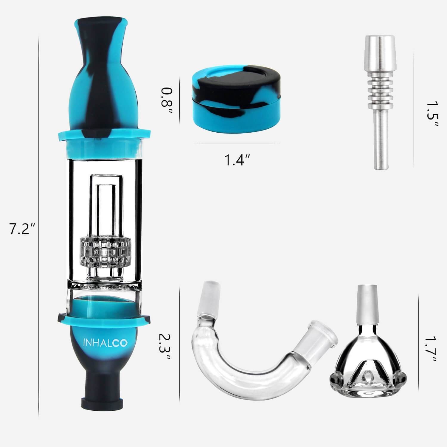 silicone_nectar_collector_kit_4480x_4b5a9f68-3f25-4c78-95a3-94fb003c46b5.jpg Silicone Glass Nectar Collector Kit - Image 1