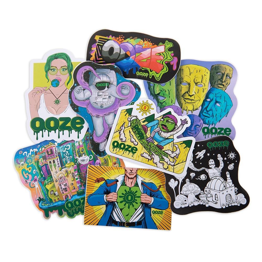 stickers-all-1K_1000x_8d0a584c-f32c-409b-ad4a-7045fc222b51.jpg Ooze Sticker Bundle - 2020 - Image 1