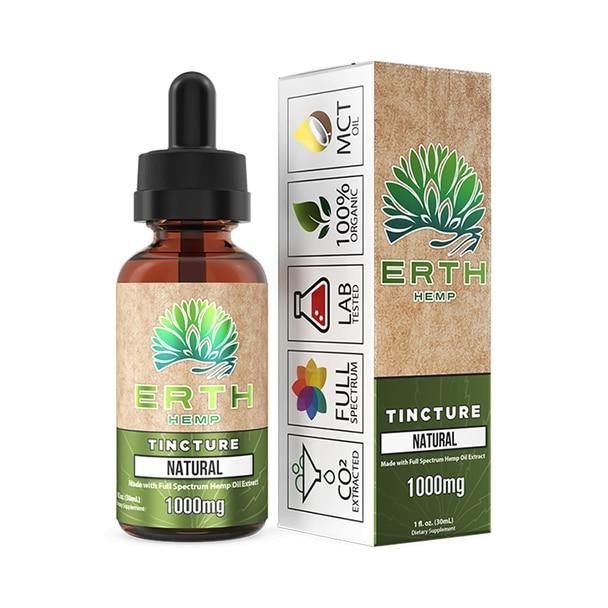 tincture_clear_1000_700x700__37664__28597.1562258938.jpg ERTH - CBD Tincture - Natural - 500mg-1000mg - Image 1