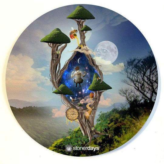 tree-of-life-dab-mat-glass-mats_540x_1024x_37994d89-18a7-421a-bee5-566dc3d0762e.jpg TREE OF LIFE DAB MAT - Image 1
