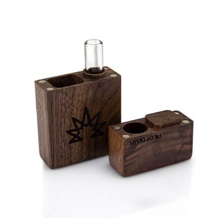 Wood Dugout With Glass One Hitter